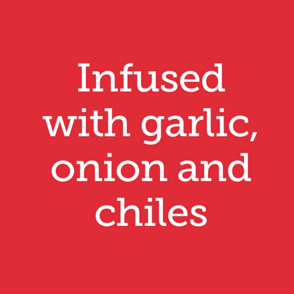 Infused with garlic,onions and chiles-Chile Crunch